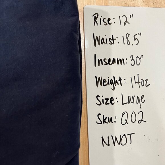 French Connection Mens Chino Pants Cotton Black Flat Front Size Large NWOT - Picture 10 of 10